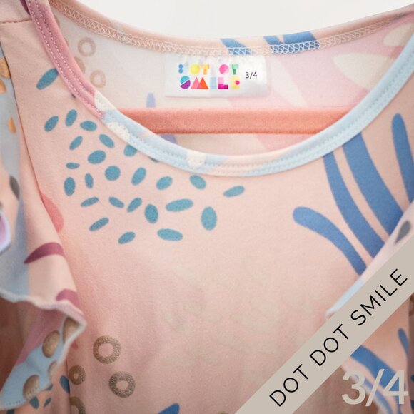 Dot Dot Smile SIZE 3/4 Long Sleeve Twirl Dresses – Bundle of 3 (Girls) - Picture 8 of 12